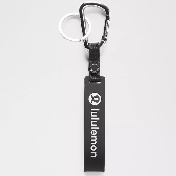 lululemon Silicone Keychain NWOT Black/Vapor - Picture 2 of 5